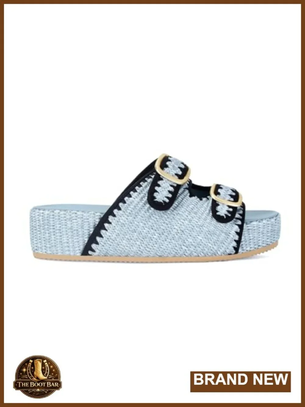 Platform Espadrille Wedge Sandals Woven Straw Adjustable Strap